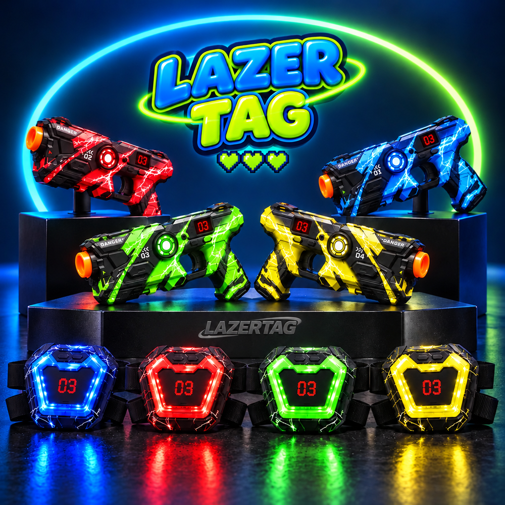 LAZERTAG Neon™ Laser Tag Battle Set